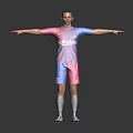 Barcelona Football Jersey With Red Blue Stripes Rakuten Logo And Matching Shorts Socks Cleats