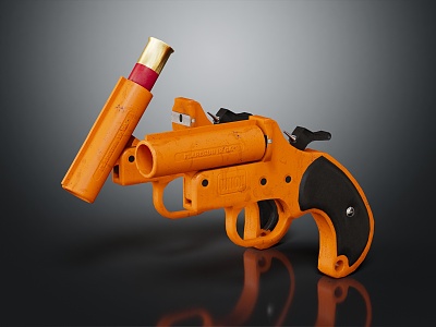 Modern signal gun signal flare pistol toy pistol 3d model