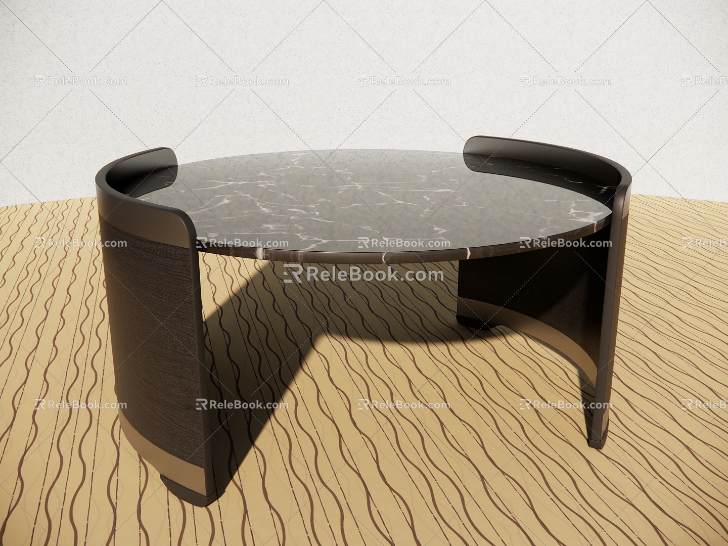 Stone Function Table Table Marble Table Shaped Table 3d model