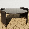 Stone Function Table Table Marble Table Shaped Table 3d model