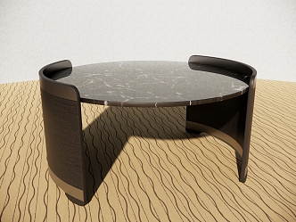 Stone Function Table Marble Table Shaped Table 3d model