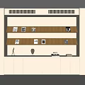 bookcase shelf bookcase 3d model