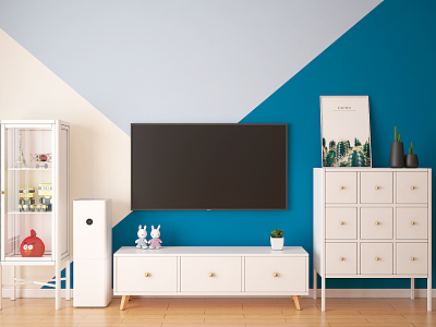 Nordic TV cabinet model