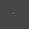 Realistic 3D Model of Narwhal With Long Tusk and Black White Skin