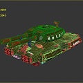 Light Tank Light Armored Tank Modern Tank World War II Tank World War I Tank Heavy Tank 3d model