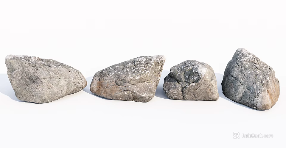 Natural Stone and Solid Wood Materials for Modern Home Decor Projects 3d model