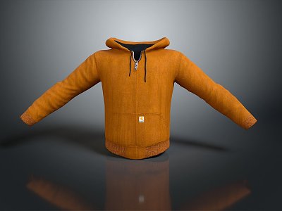 Sweater Casual Wear Hoodie Spring and Autumn Clothing Hoodie Rustic Clothing Cold-proof Clothing Sweatshirt Casual Shirt 3d model