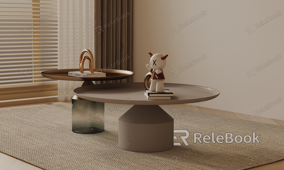 Modern coffee table model