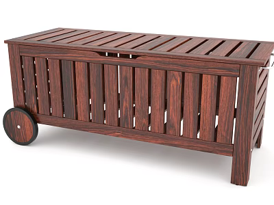 Modern stool solid wood chair 3d model