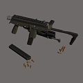 MP9 submachine gun 3d model