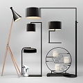 New Chinese floor lamp 3d model