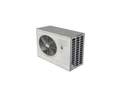 Efficient Air Conditioner Fan with High Performance Cooling and Modern Design 3d model