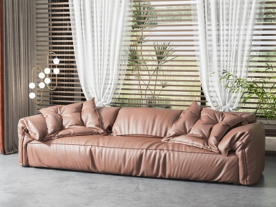 Jane Europe leather sofa 3d model