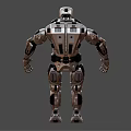 Security robot Modern robot 3d model