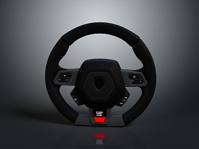 Steering wheel car steering wheel car parts game items model