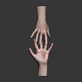 Human Hand Organ Displaying Natural Hair On Skin Surface In Closeup View