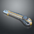 Stainless Steel Multifunctional Utility Knife With Ergonomic Grip And Adjustable Blade