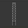 Metal Arch Decoration With Geometric Cutout Design And Curved Structure
