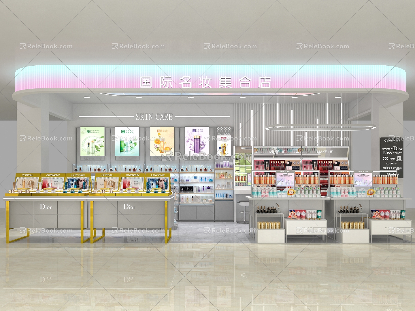 Cosmetic Store Beauty Store Cosmetic Store Skin Care Store Cosmetic Store 3d model