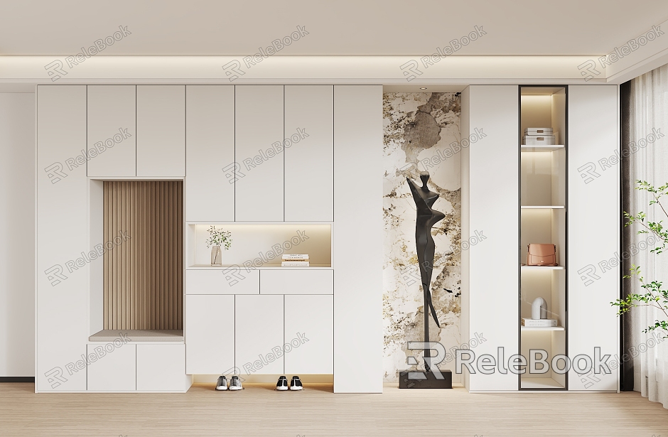 Modern Simple Shoe Cabinet Entrance Cabinet Shoe Cabinet Combination model