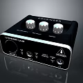BEHRINGER UMC22 Black USB Audio Interface With Control Knobs For Music Recording
