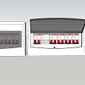 Modern switch distribution box 3d model