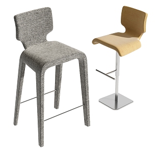 Modern Bar Chair 3d model