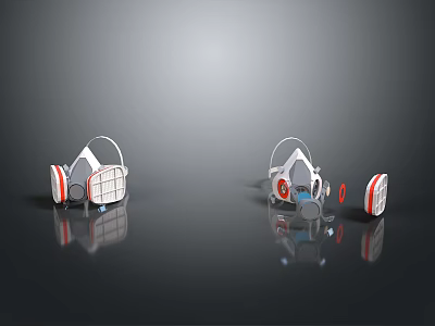 Gas Mask Science Fiction Gas Mask Gas Mask Respirator Breathing Mask Biochemical Mask Science Fiction Mask 3d model