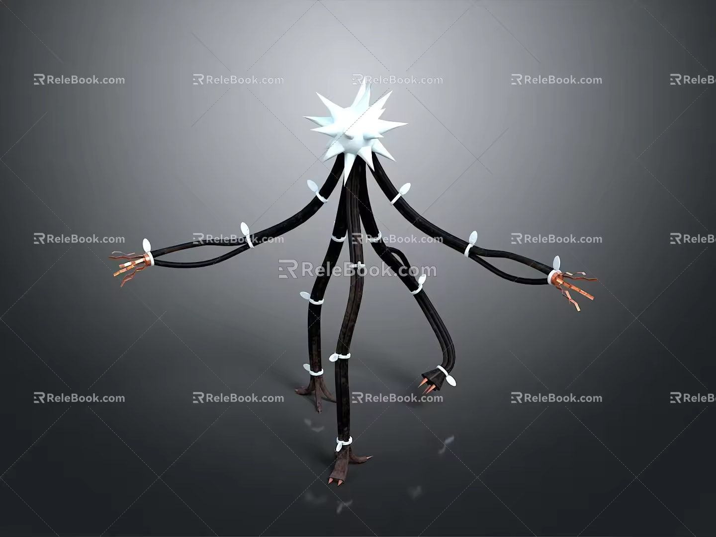 Machine Octopus Machine Octopus Machine Monster Machine Monster Cartoon Monster Machine Dinosaur Monster 3d model