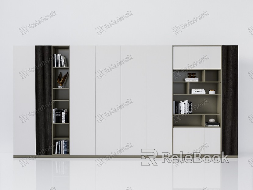 Modern Bookcase Bookcase Bookshelf model