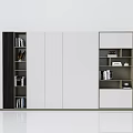 Modern Bookcase Bookshelf 3d model