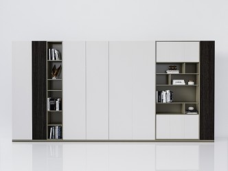 Modern Bookcase Bookshelf 3d model