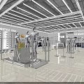 Bright Modern Casual Clothing Store With Tidy Garment Display And Professional Mannequin Layout Design