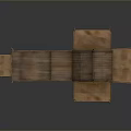 Traditional Wooden Building With Stilt Structure Pitched Roof Carved Details And Multi Gabled Design