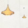 Modern Geometric Chandelier Design With Warm Light And Layered Structure For Home Interior