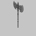Dwarf's Hands Axe 3d model