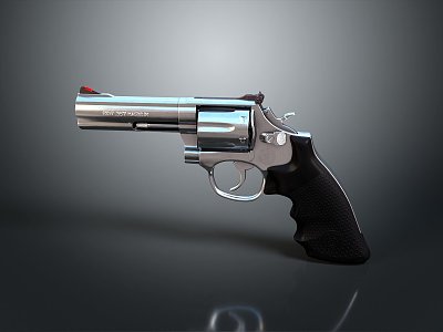 revolver pistol semi-automatic pistol automatic pistol modern weapon hot weapon 3d model