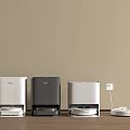 Smart Floor Cleaning Machines In White Gray And Black On Wooden Floor