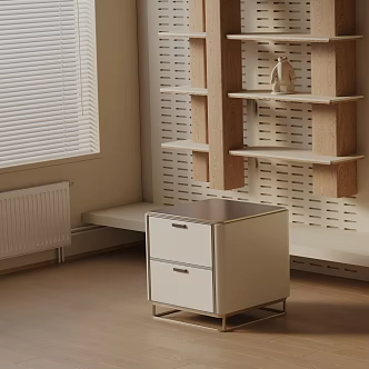 Modern Bedside Cabinet 3d model