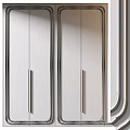 Modern Sleek Cabinet Doors With Metal Handles And Smooth Surface Design