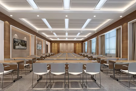 Modern Conference Room 3d model