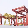 Gantry Crane Crane Industrial Equipment Crane Crane Crane Tower 3d model