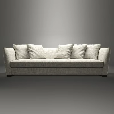 Double sofa 3d model