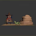 Modern Game Character Game Character 3d model
