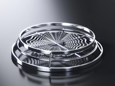 Modern steamer rack steamer rack stainless steel rack kitchenware 3d model