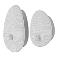 Modern Wall Sconces Pair With Brass Frame And Frosted Glass Shade Design