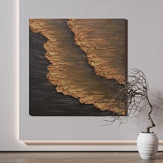 Quiet Decorative Painting 3d model