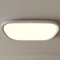 Modern Flush Mount Ceiling Light With Sleek White Design And Bright Home Illumination 3d model