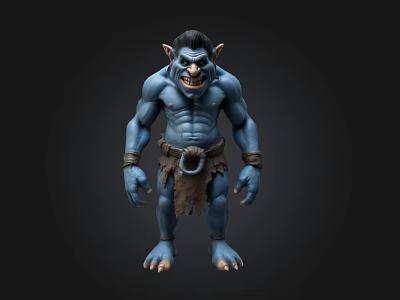 Game Character Orc 3d model