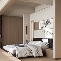 Quiet Bedroom Middle Master Bedroom 3d model